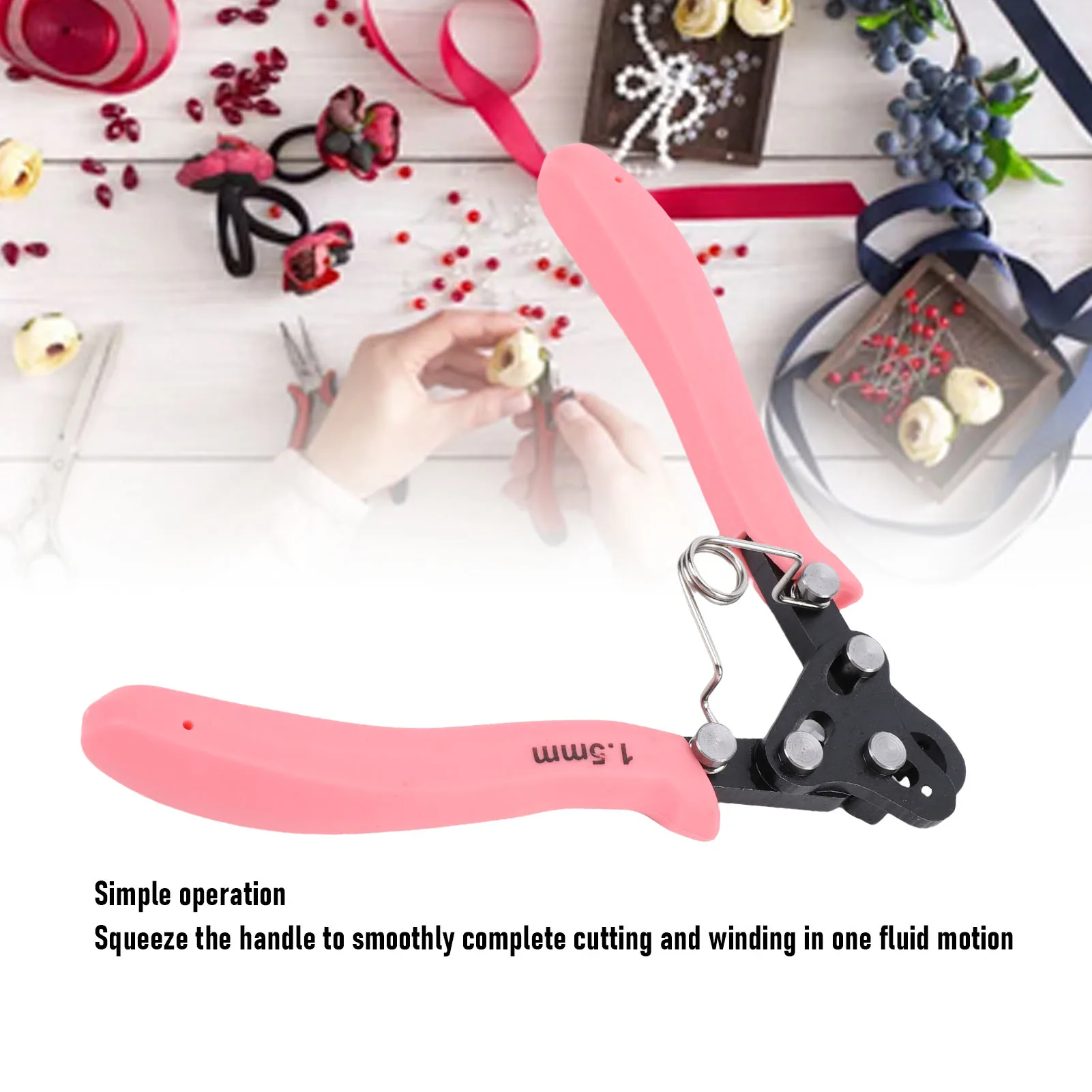 One Step Looper for Jewelry DIY Metal Craft Wire Bending Tool 9 Pin One Step Looper Pliers To Create Consistent Loops view 3