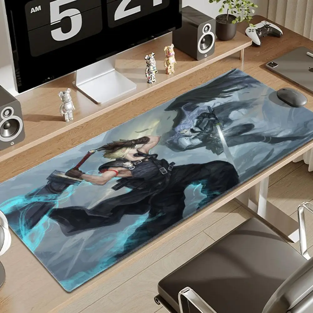 Sephiroth Magic Mouse Pad Desk Mouse Pad Cute HD Desk Pad Extended Gaming Keyboard Mats Large 100x50cm XXL Gamer Mousepad