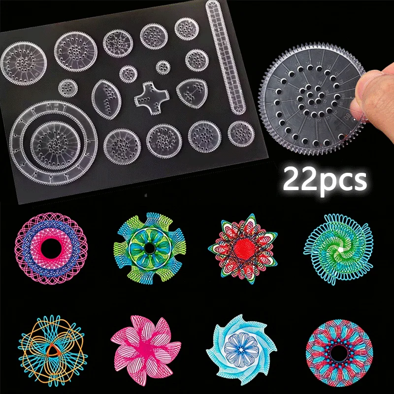 22Pcs Spirograph Dr… - image