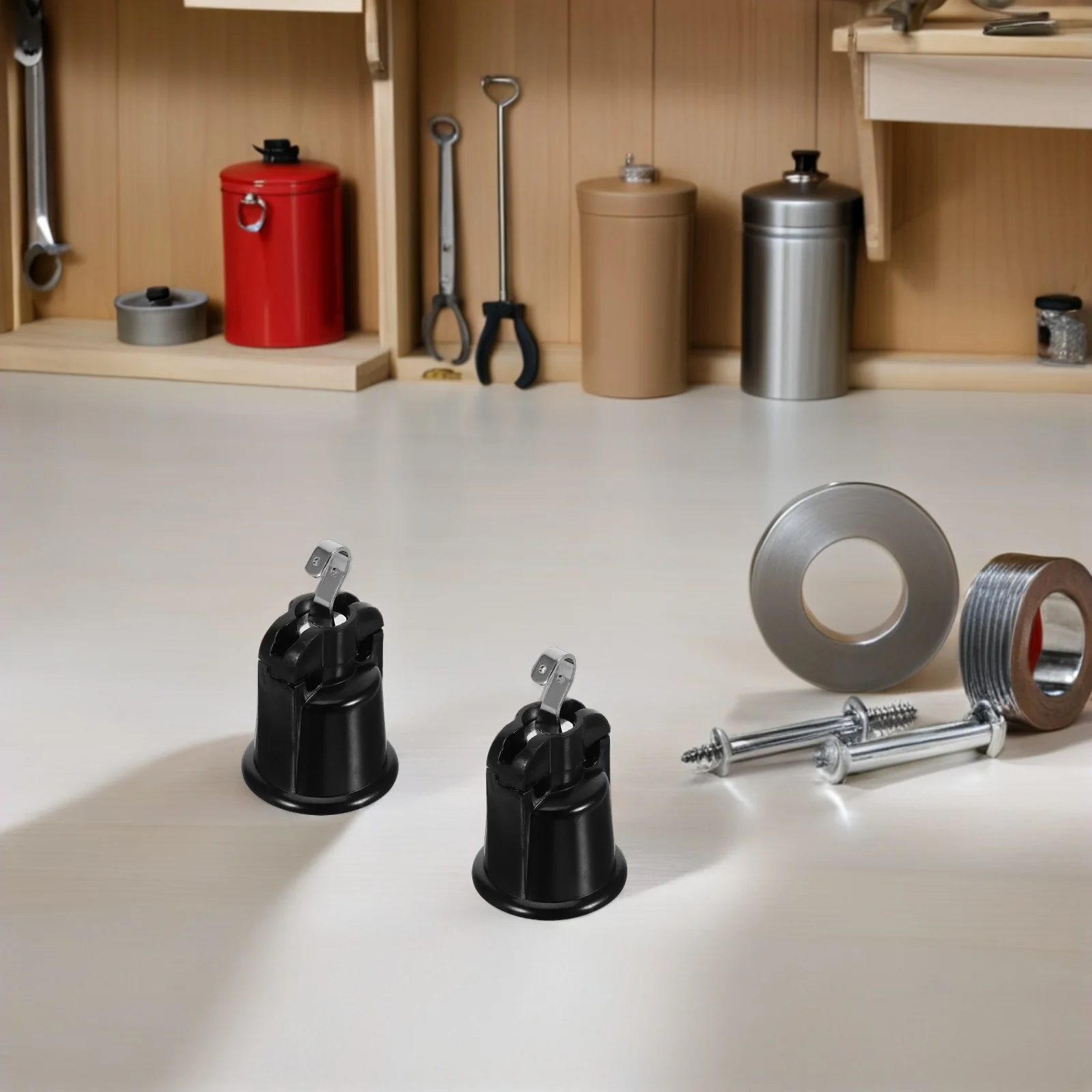 

2Pcs E26 Light Socket Bakelite Hanging Hook Pendant Lamp Holder Christmas Tree Light Base for Holiday Lighting