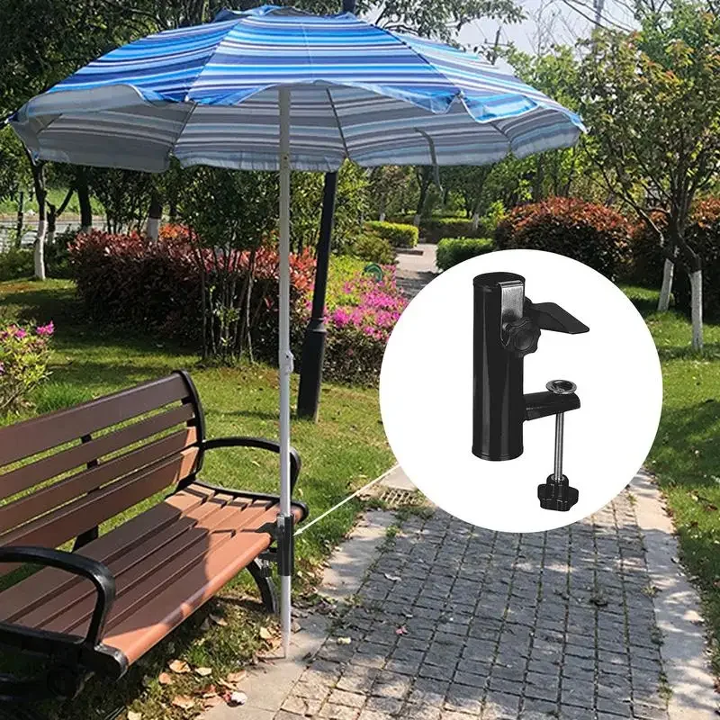 Parasol Holder Portable Umbrella Bracket Garden Beach Umbrella Holder Iron Umbrella Holder Balcony  Stand For Garden