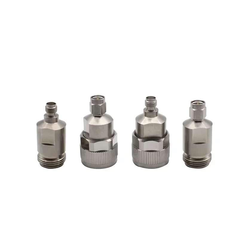 5PCS  High frequency testing N to SMA adapter 18GHZ network division adapter N male female to SMA male female stainless steel