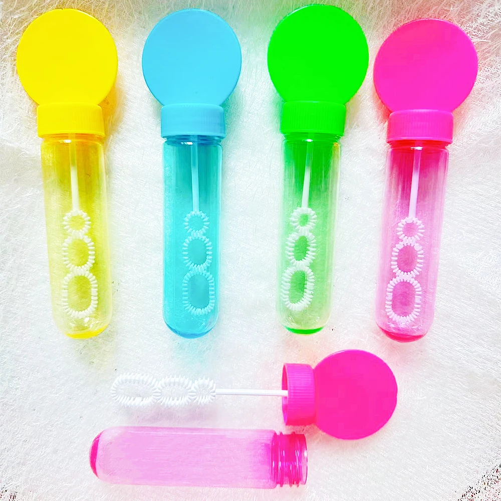 12/24 Pcs Liquid Free Bubble Empty Tube Birthday Wedding Party Guest Gift Decoration Christmas Carnival School Prize Gift Pack