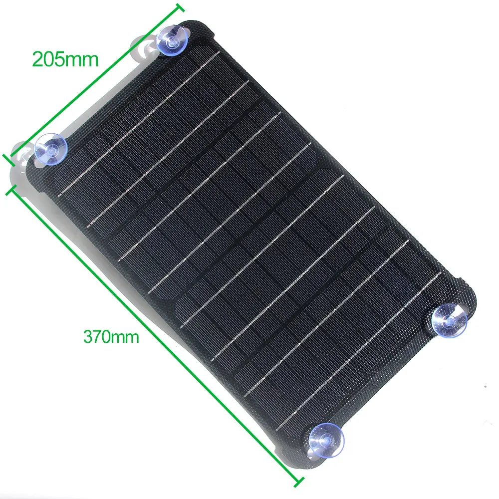 20W ETFE Panel słoneczny DC typu C USB 18V 5V wyjście przenośne solarny Powerbank PV do telefonu, ładowanie akumulatora