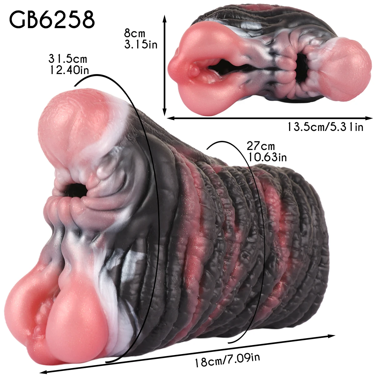 GEEBA الخيال الحيوان الفيلة كس ذكر الاستمناء سيليكون Onahole الكبار الجنس لعب واقعية المهبل جيب كس الرجال الضارب #5