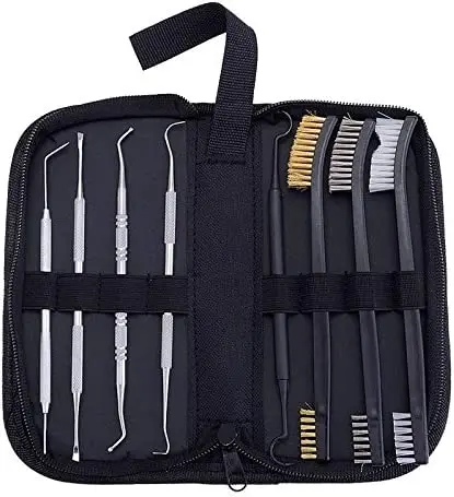 Präzision Reinigung Kit Edelstahl Oder Messing Gunsmith Armorer Set Gewehr Reinigung Picks Doppel-Ende Pinsel Jagd Zubehör – Detail 2
