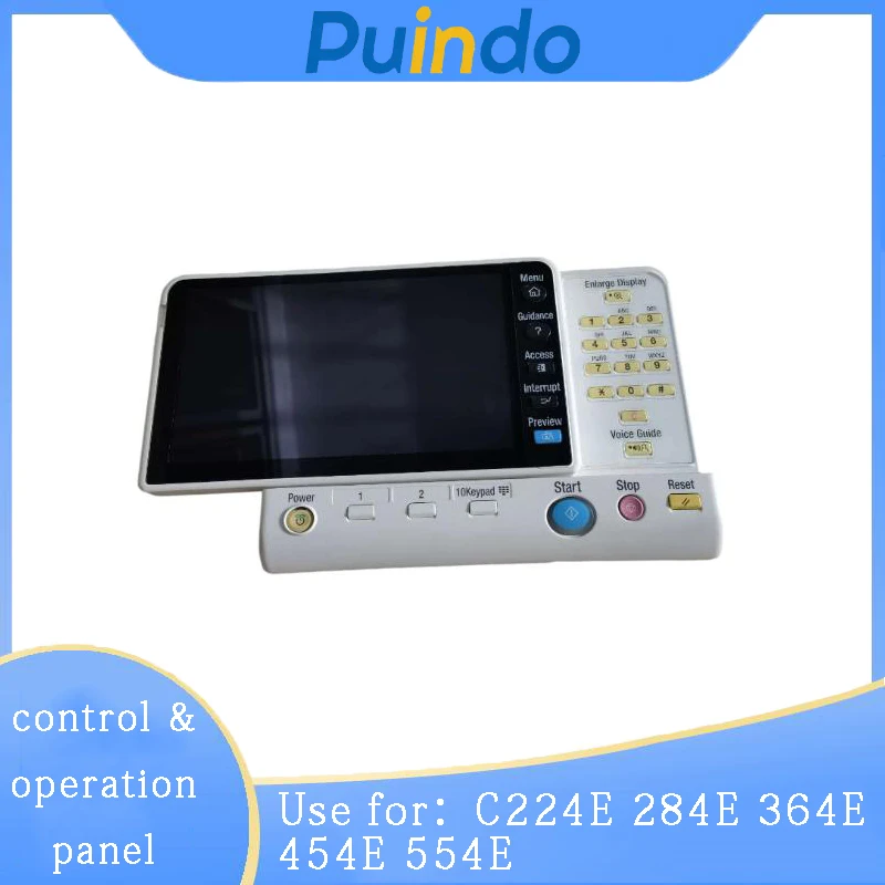 Original Disassembly Control & Operation panel for Konica Minolta C224E 284E 364E 454E 554E