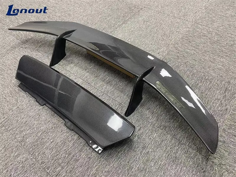 Performance Body Kit Used for Lamborghini LP580 LP610 EVO Modifying P-Style Carbon Fiber Rear Spoiler Tail Wing with Base