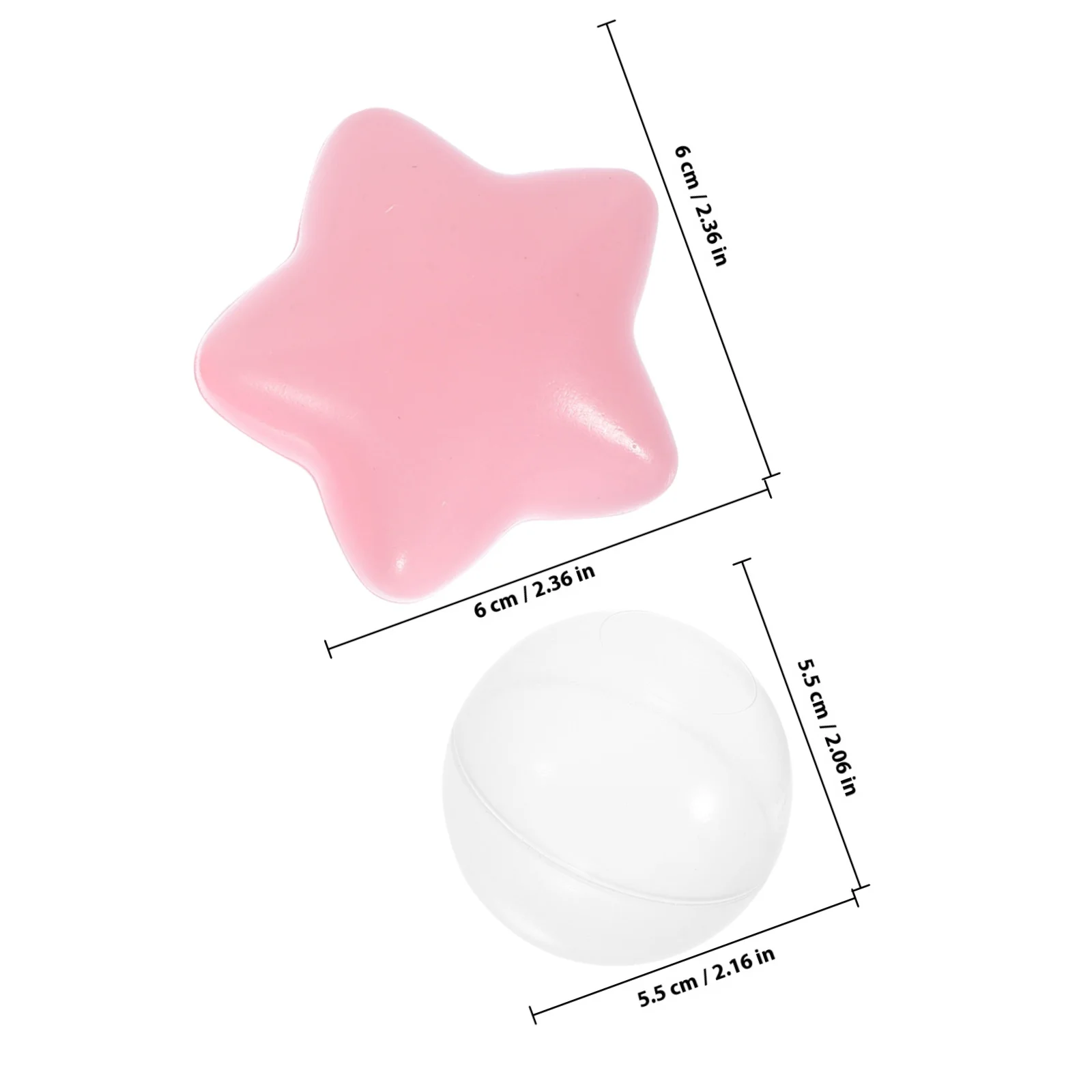 100 pz Forma di Stella Oceano Palle di Plastica Morbida Per Bambini Pits Palline Per Piscina di Palline Tenda Trampolino Camera Per Bambini Nuoto Gioco Pit All'aperto