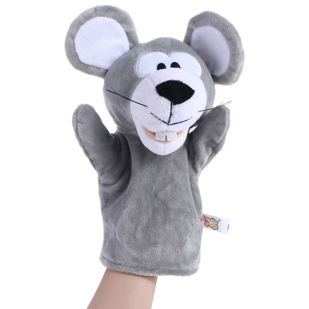 Soft  Educational Toys Dinosaur Bear Shark Panda Stuffed Animals Plushed Doll Hand Finger Puppet Animal Puppet Finger Puppet