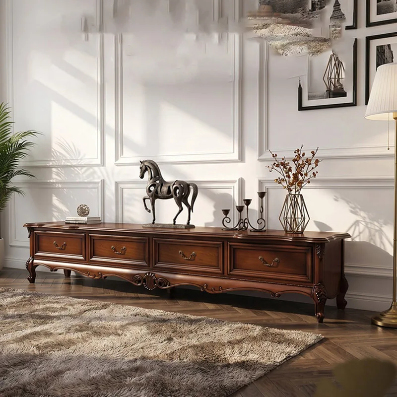 Mid Century Traditional Tv Cabinet Classic Trendy European Design Elegant Storage Móveis Para Casa Living Room Furniture