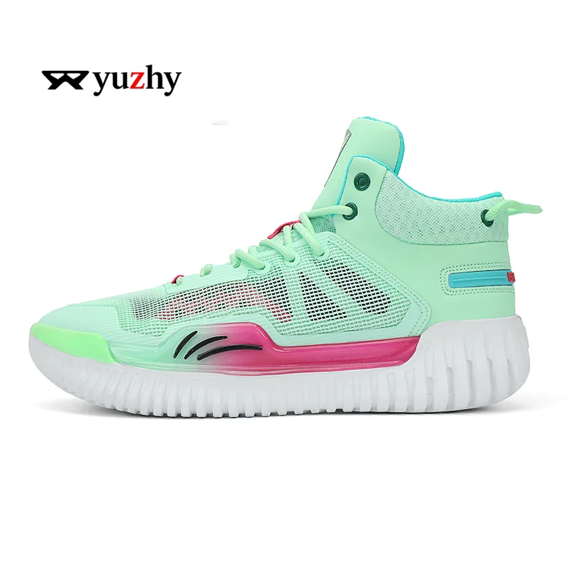

Men's Basketball Shoes Breathable Cushioning Non-Slip Wearable Runing Shoes Gym Training Athletic Basketball Sneakers for Men