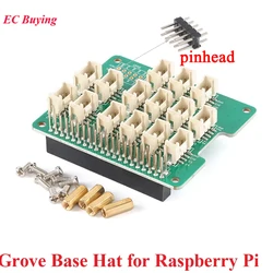 Grove Base Hat for Raspberry Pi Zero 2B/3B/3B+/zero W/zero Sensor Basic Expansion Development Board Module IIC I2C 3.3V SMT32