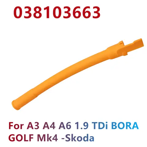 New Oil Dipstick Guide Tube 038103663 Oil Dipstick Catheter For A3 A4 A6 1.9 TDi BORA GOLF Mk4 -Skoda High Quality Auto Parts