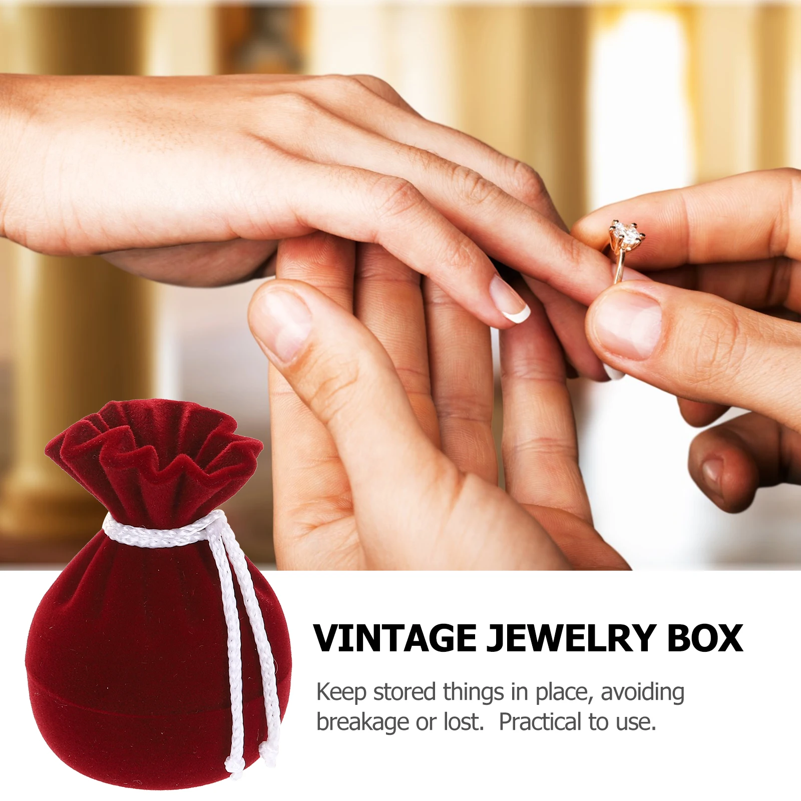 

2 Pcs Earring Box Jewelry Storage Case Organizer Earrings Boxes Organiser Double Small