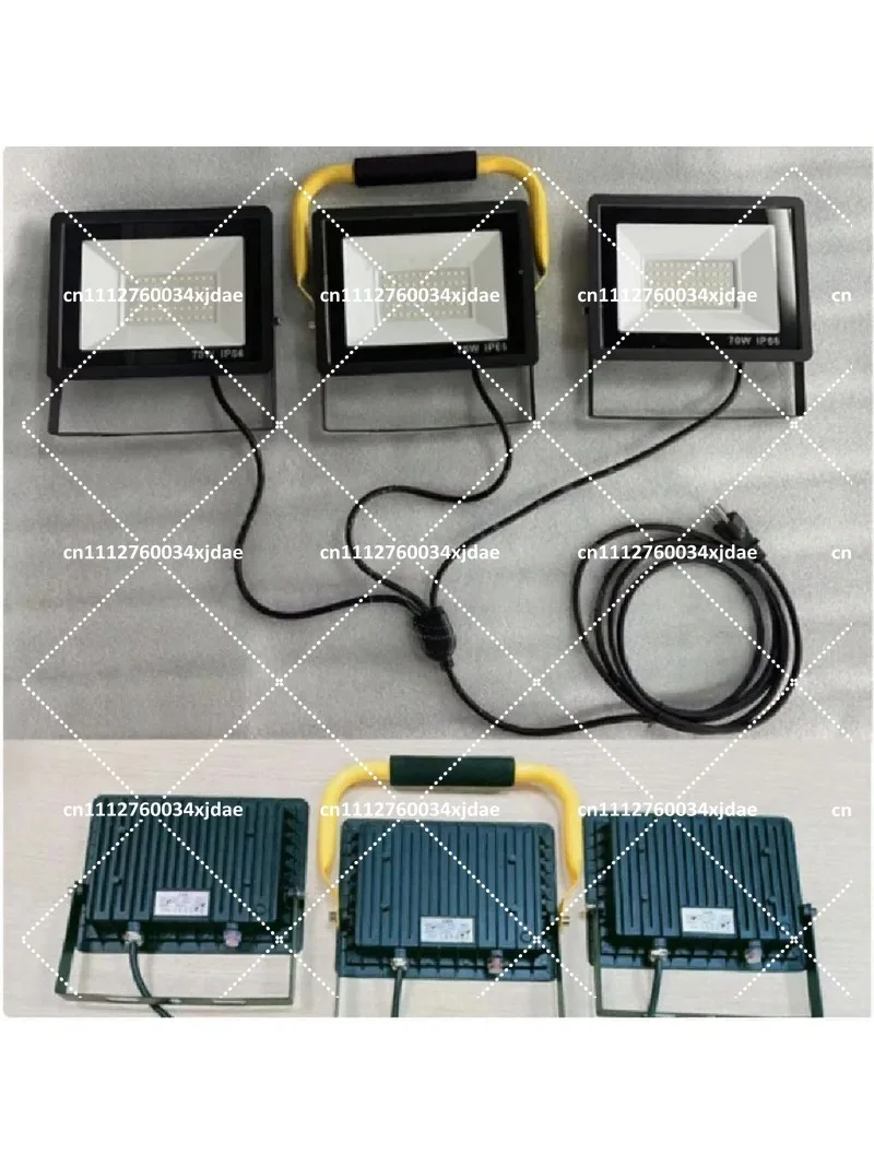 LED Tripod Work Light Portable Floodlight with Adjustable Stand IP66 Waterproof for Construction Events