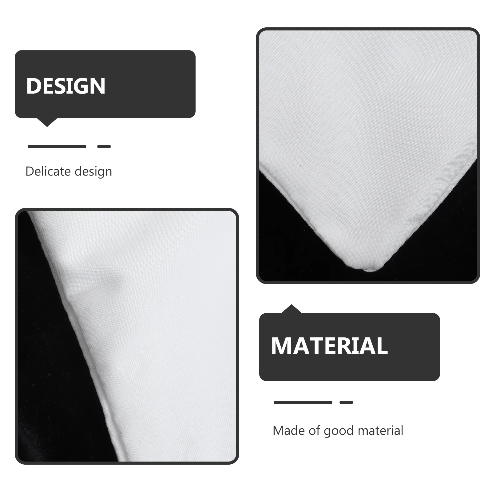2Pcs Children Pillow Cases Envelope Closure Toddler Pillowcase Kids Cover White Travel Size Soft Comfortable Washable