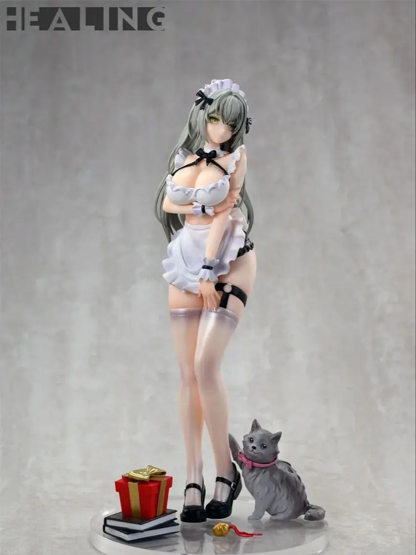 

Judai 24cm Original Healing Ideal Girlfriend Housemaid Annilia PVC Action Figure Model Toys