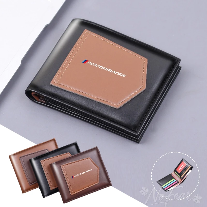 

Business Waterproof Men's Short Wallet Coin Pocket For BMW Performance M5 F25 F26 F15 F16 E90 E91 E92 E60 Key Bag E84 F13