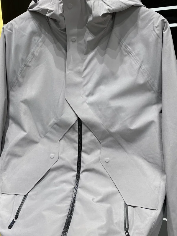 

Heavyweight Goose down Jaet Men's Winter Outdoor Breathable Warm Thiened Versatile Sli Polyester Fiber Zipper Sle