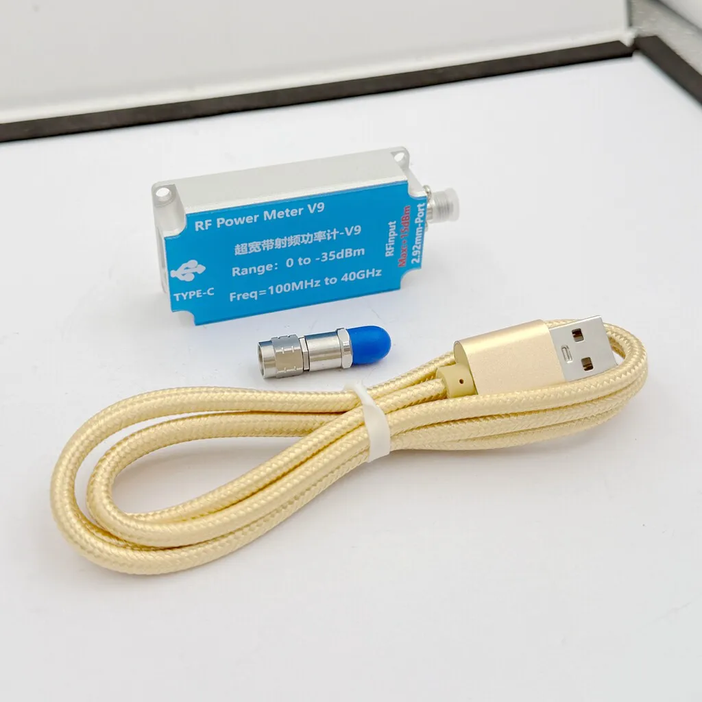 

V9 100MHz - 40GHz USB Ultra-wideband RF Power Meter Upper Computer High Speed RMS Power Meter with Type-C Cable