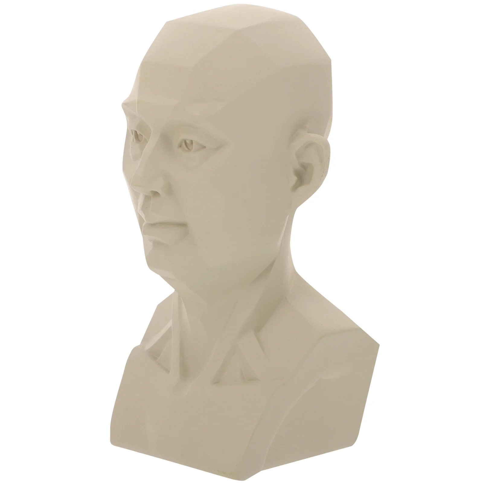 Sketch Avatar Teaching Aids Life Drawing Sculpture Resin Ornaments for Crafts Plaster Statue Artist Model Middle Aged