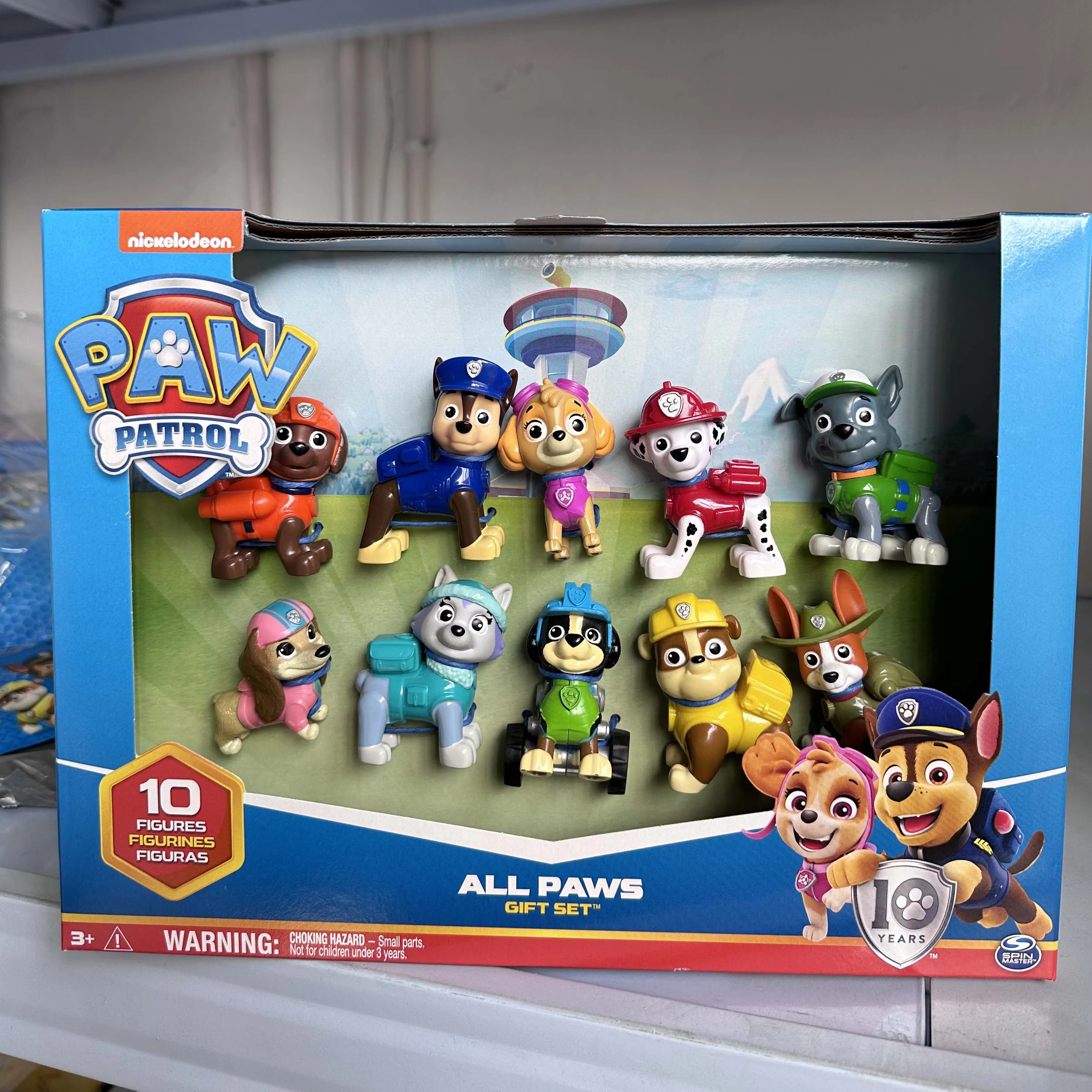 Paw Patrol Toy all paws gift set 10 figures Gift Pack with Collectible Action Figures Children Birthday Gift Christmas Dolls