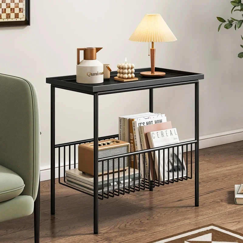 Lateral Small Side Coffee Table Living Room Modern Coffee Center Table Hallway Metal Salontafel Furniture For Home