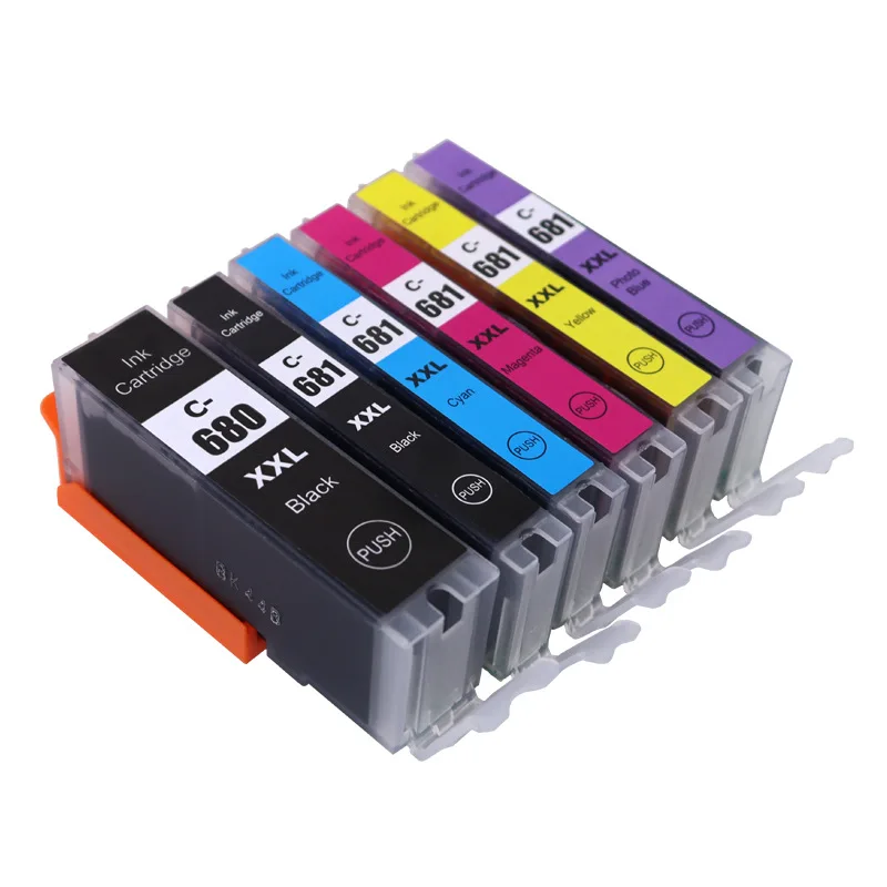 PGI-680 CLI-681 pgi680 cli681 خرطوشة حبر لكانون PIXMA TR7560 TR8560 TS6160 TS6260 TS8160 TS8260 TS9160 TS9560 TS706 #5