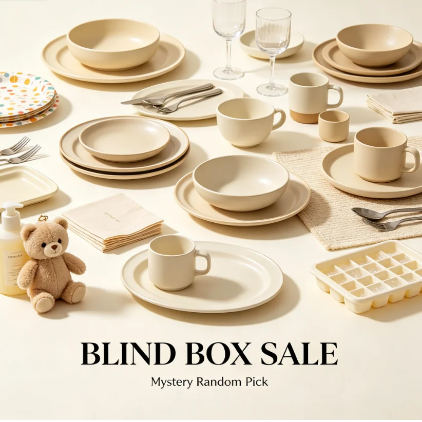 Discount Clearance Tableware Blind Box Surprise Random Kitchen Wares Blind Box
