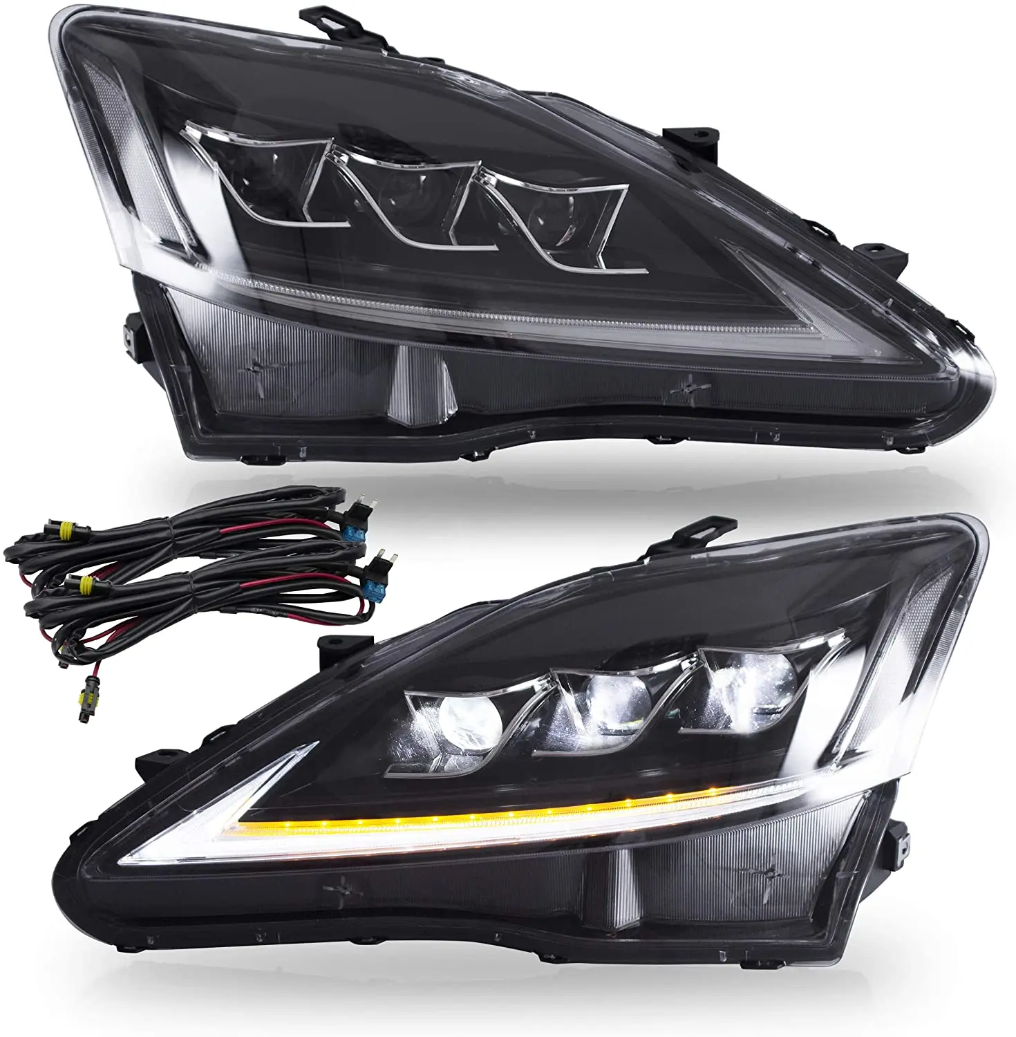 

Full LED Headlamp Assembly for LEXUS 06-13 IS250 IS350/08-14 IS F/10-15 SEDAN C CF for Lexus XE20 IS 220d/F 300 350 headlights