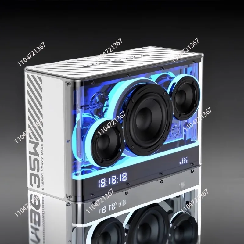 JK-06 سطح المكتب سمّاعات بلوتوث مبردة خفيفة صوت بلوتوث جودة صوت جهير ثقيل