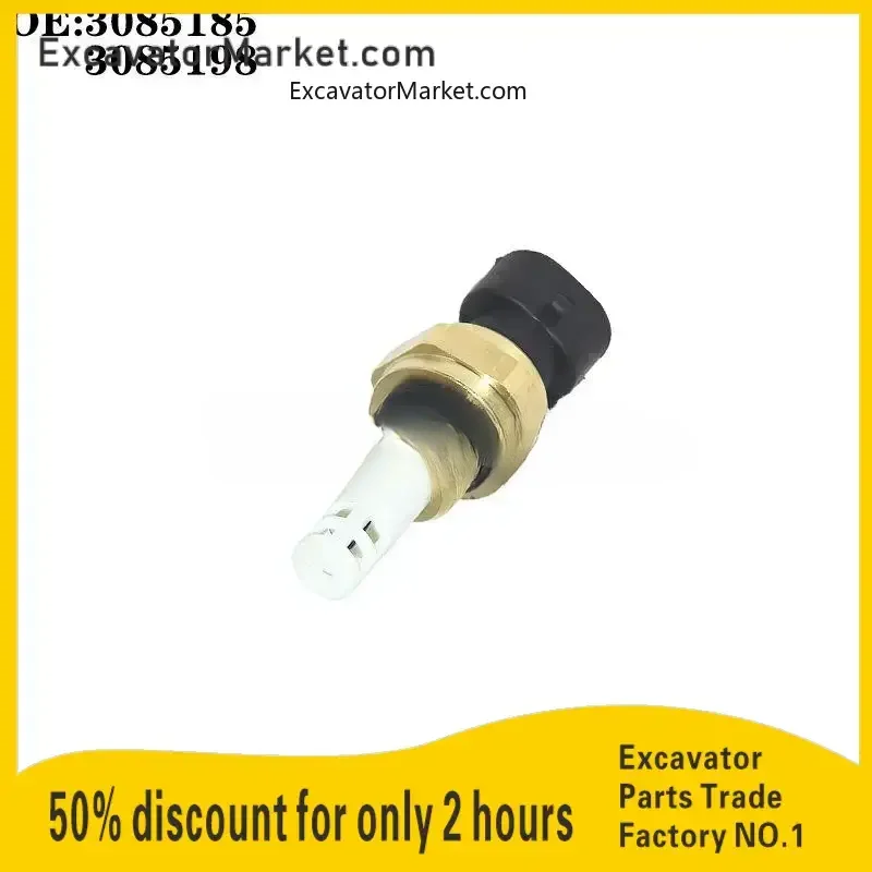 

For Cummins Engine QSM11 Water Temperature Sensor 3085185 3085198 Induction Plug Plug High Quality Accessories For excavator