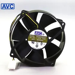 1pcs coolingfan DA09025B12U 90mm round frame supports CPU cooling fan double ball bearing PWM 4 wire speed for AVC