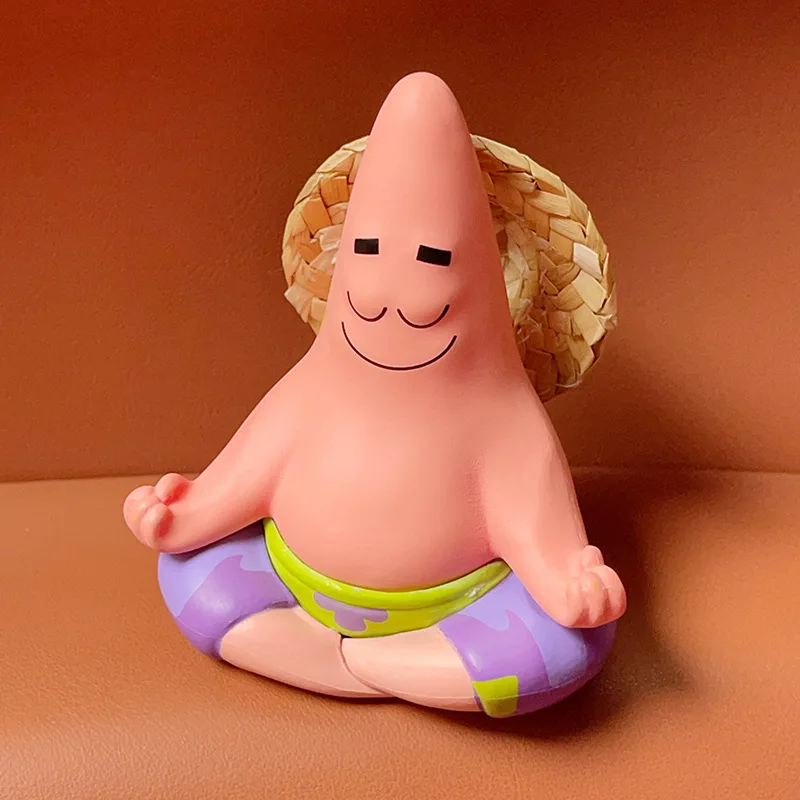 Anime Cartoon Patrick Star Figure Model Desktop Ornament Anime Peripheral Gift For Kids Birthday Christmas Gift