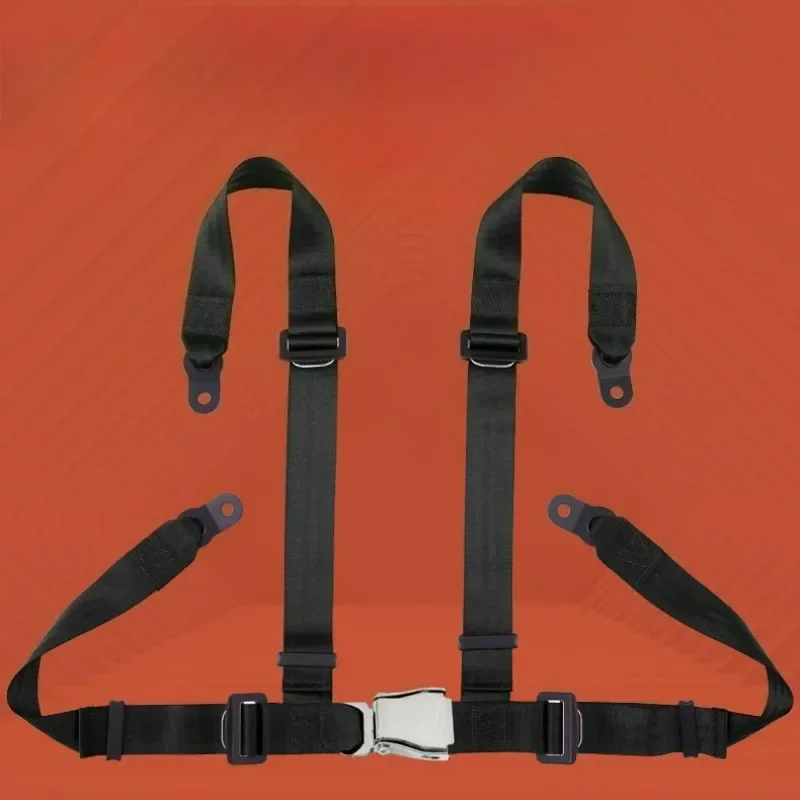 

4 Point Racing Seat Belt Sport Racing Seat Belt Seat Belts Fixed Installation Quick Release Nylon CE Certified Car Universal