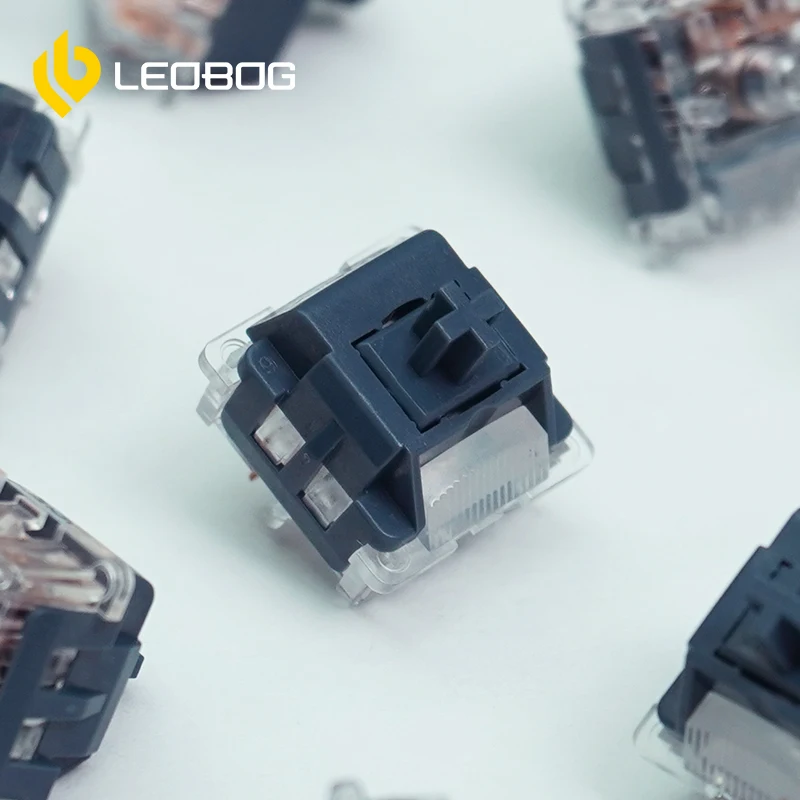 Leobog Interstellar Tactile Switches - 55g Pre-Lubed 5-Pin Hot-Swappable for MX Mechanical Keyboards, Advanced Paragraph Design​