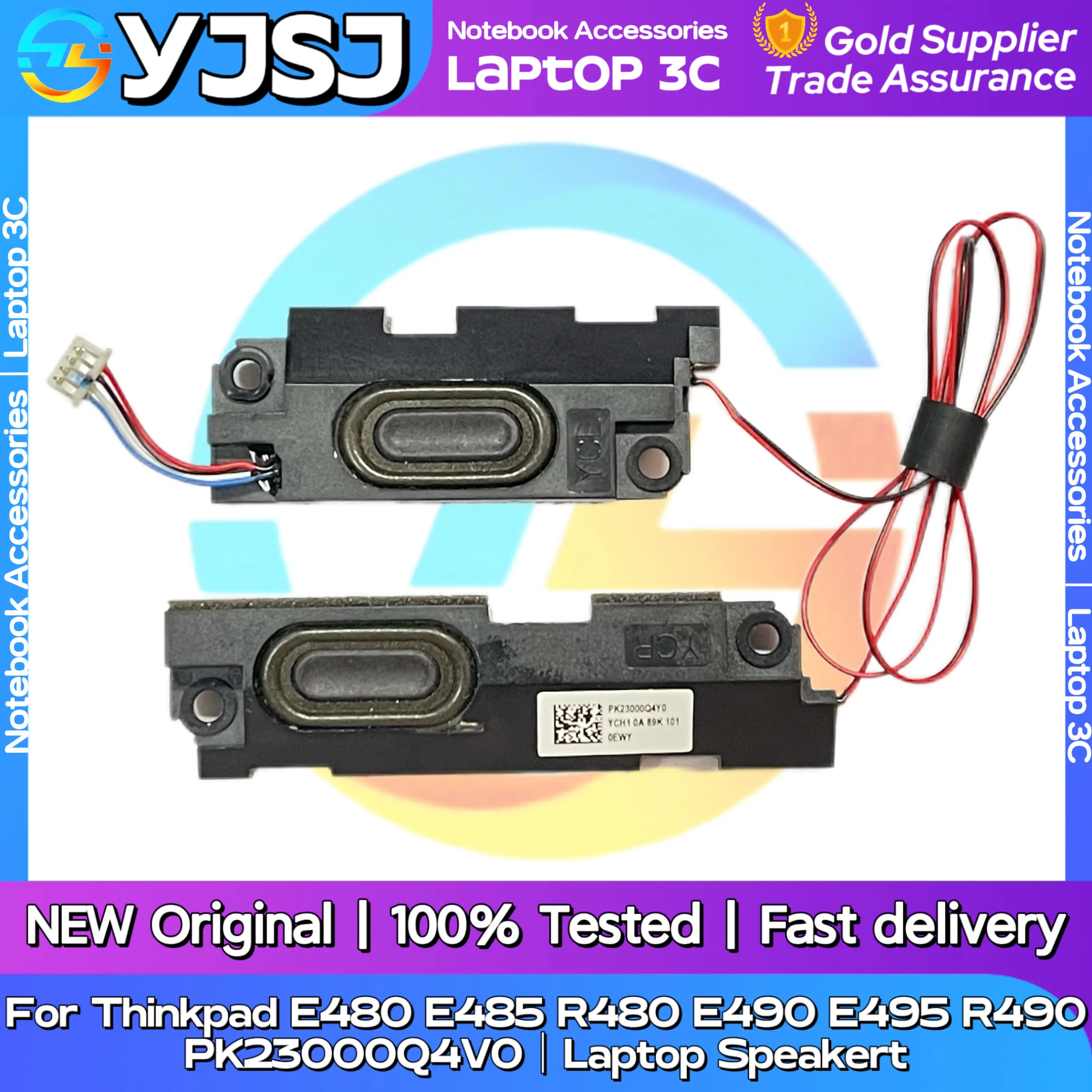 

New GENUINE Original Laptop Speaker For Thinkpad R480 E480 E485 E490 E495 built-in speaker horn audio PK23000Q4V0 PK23000Q4Y0
