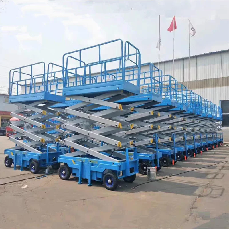 Auto Scissor Lift 12m Self propelled Scissor Lift hydraulic lift machine