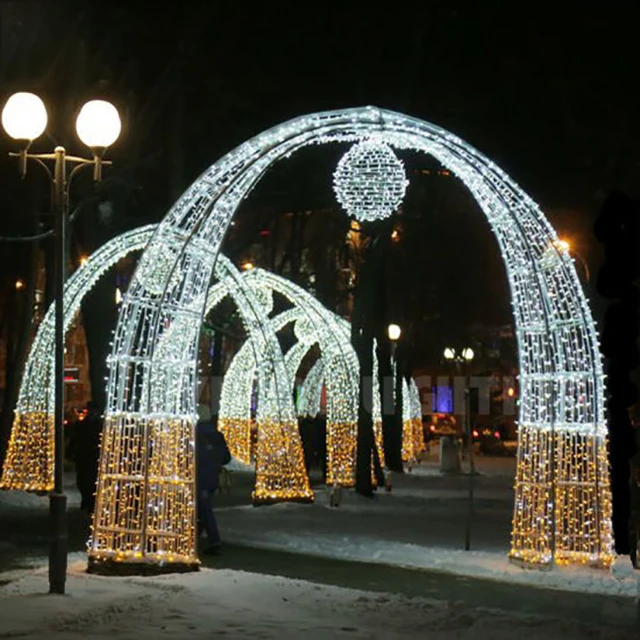 Most Popular Festival Wedding Decoration Landscape Lighting Led Arch Light