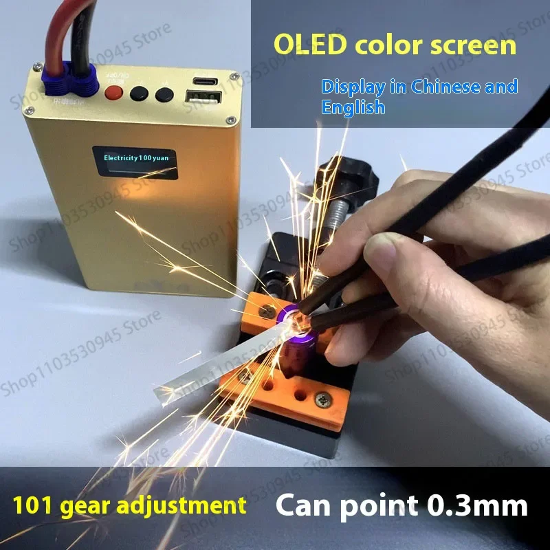 Mini Handheld Laser Spot Welding Machine, Máquina de solda portátil Touch, Vem com bateria de lítio recarregável, Novo, 2022