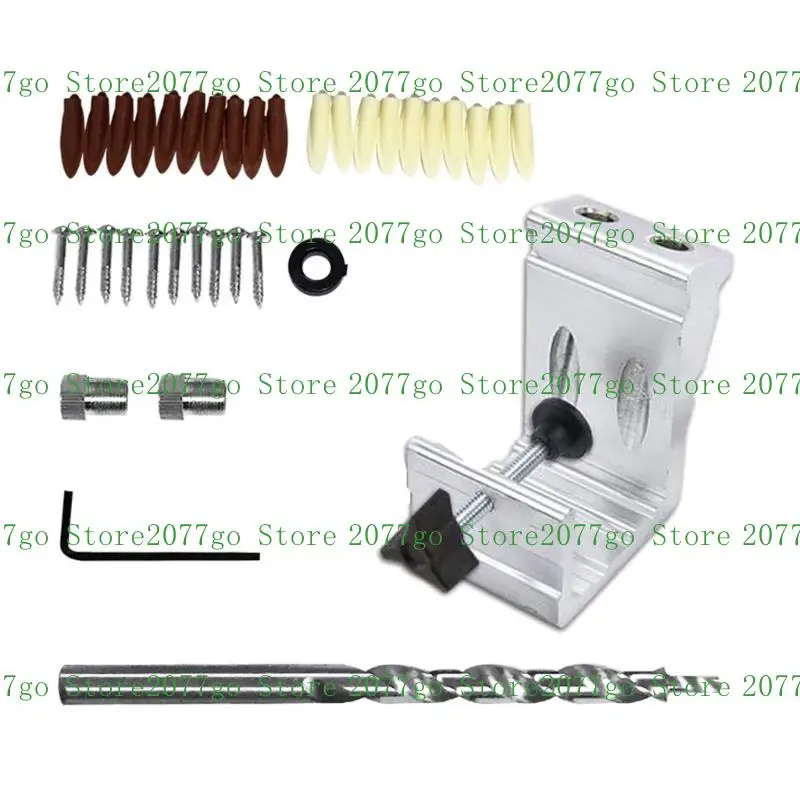 

Y1UD Professional Woodworking Pocket Hole Tool Set for Woodworking Drilling Holes Carpentry Locator Jigs