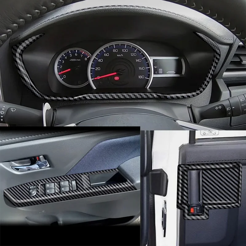 For TOYOTA ROOMY CUSTOM 2022 2023 2024 ABS Black Window Switch Panel Cover Trim Instrument Panel Decoration Protector cover trim