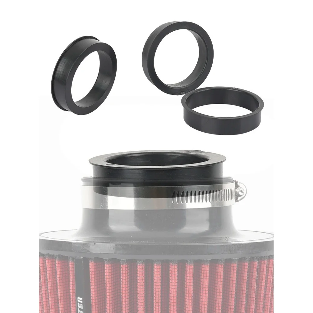 Soft Rubber Air Filter Adapter Ring 60mm 63 5mm 70mm with Step Design for Automotive Use to Adapt Various Filter Interfaces