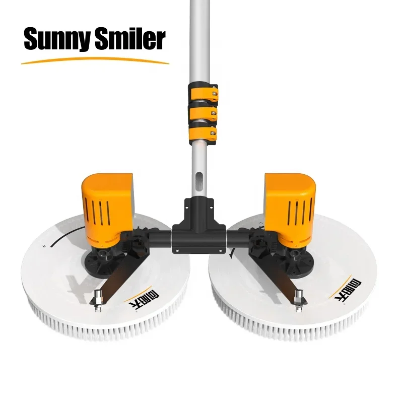 Sunnysmiler Electric Solar Panel Cleaning Brush For Cleaning Solar Panels