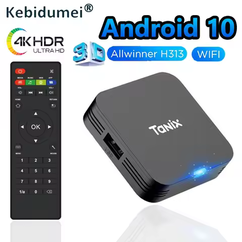 Android 10.0 Smart TV BOX Allwinner H313 Quad Core 4K Set-top box HDR 2.4G Wifi RAM 1GB 2GB ROM 8GB 16GB Mini Game Media Player