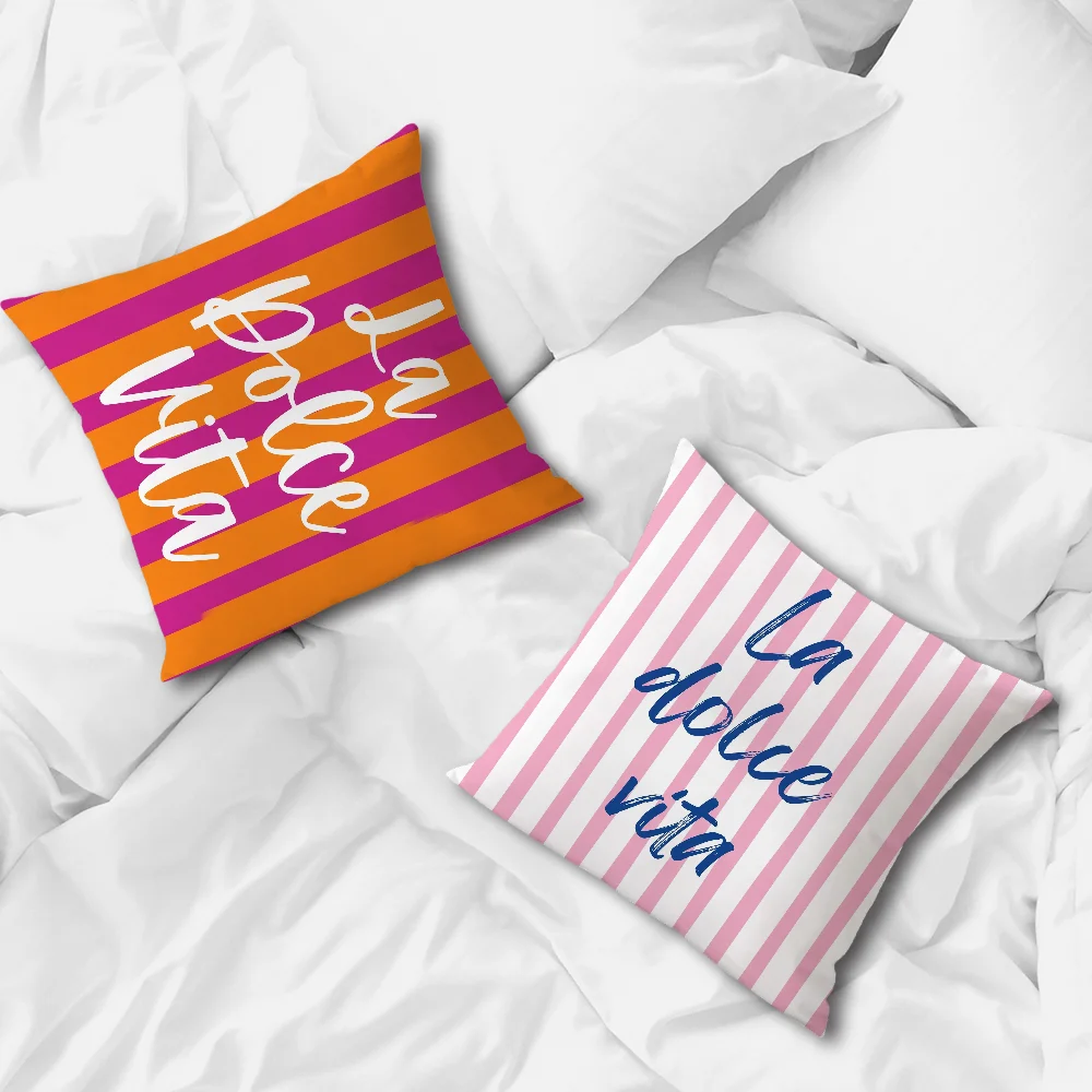 La Dolce Vita cushion cover Pillow Cover Home Sofa living Room Office Coffee Shop Car PillowCover