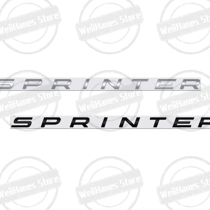 Emblema Metálico 3D con Logotipo Sprinter para el Capó Delantero, Adhesivo para la Carrocería Trasera del Coche, para 313 311 CDI 903 906 907, Accesorios para Furgonetas