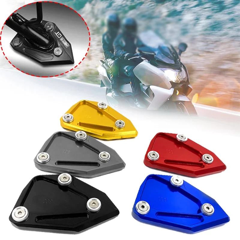 For BMW C600 SPORT C650GT C 650 GT 2012-2015 Motorcycle Accessories CNC Kickstand Foot Side Stand Extension Pad Support Plate