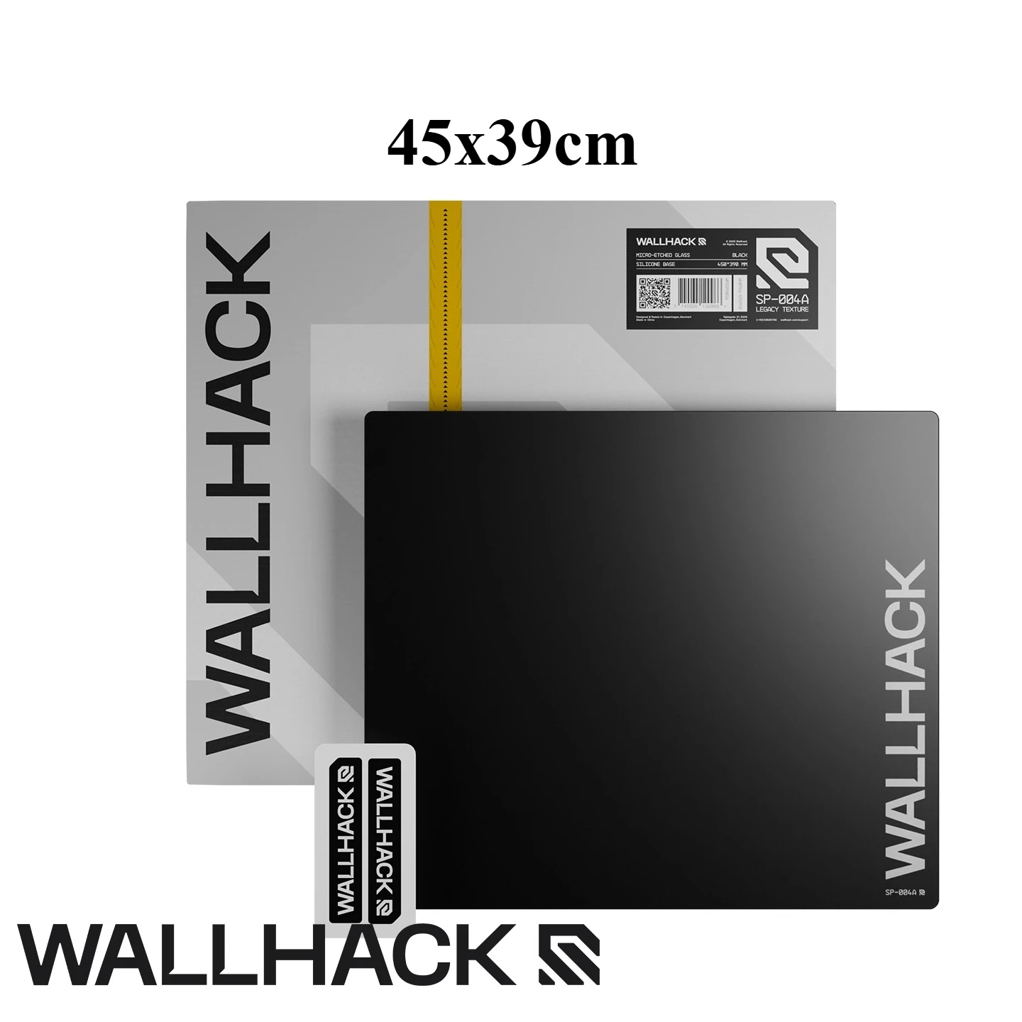 WALLHACK SP004/SP004A Micro Etched Glass Gaming Mouse Pad FPS